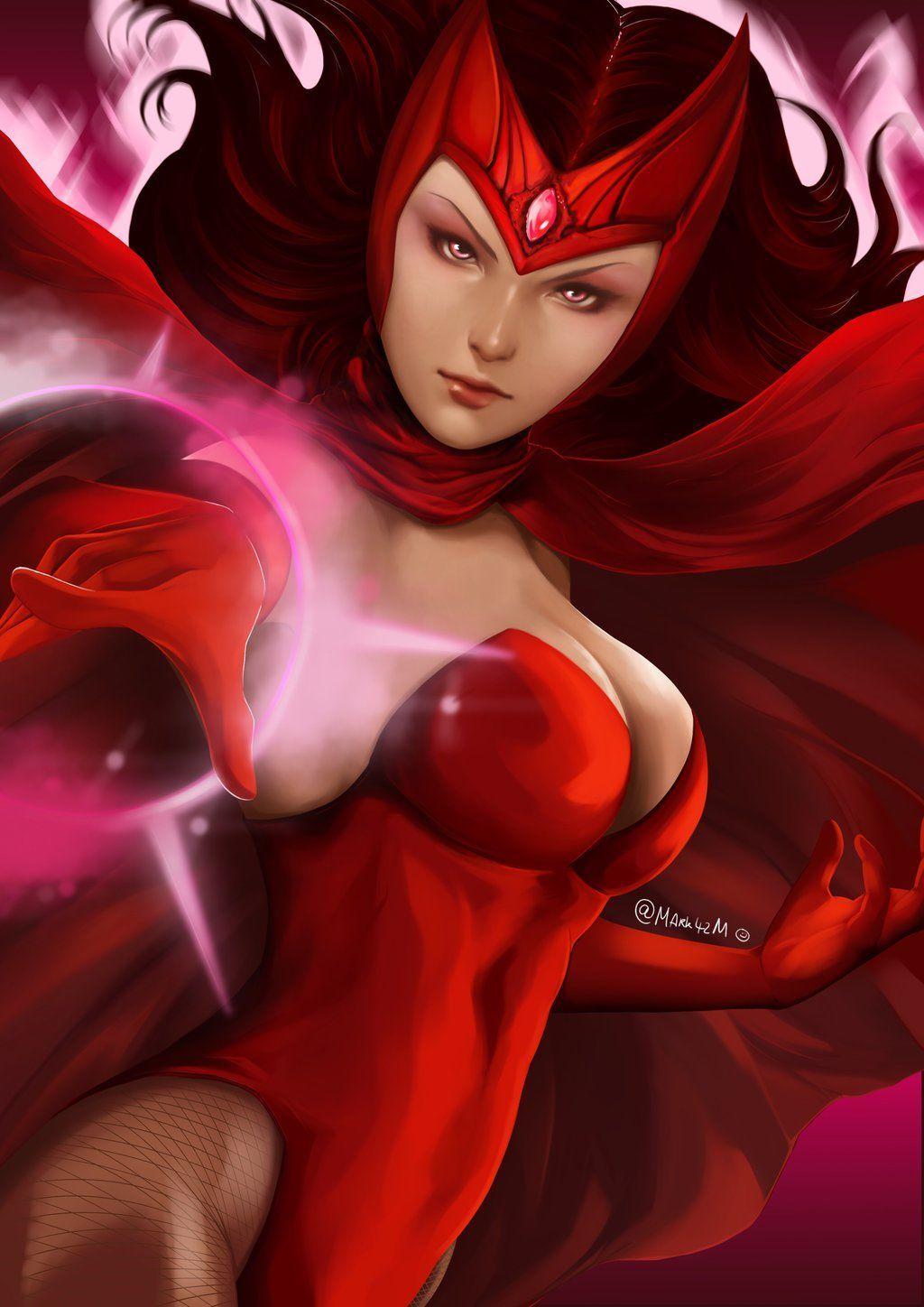 Scarlet Witch Avengers Erotic F